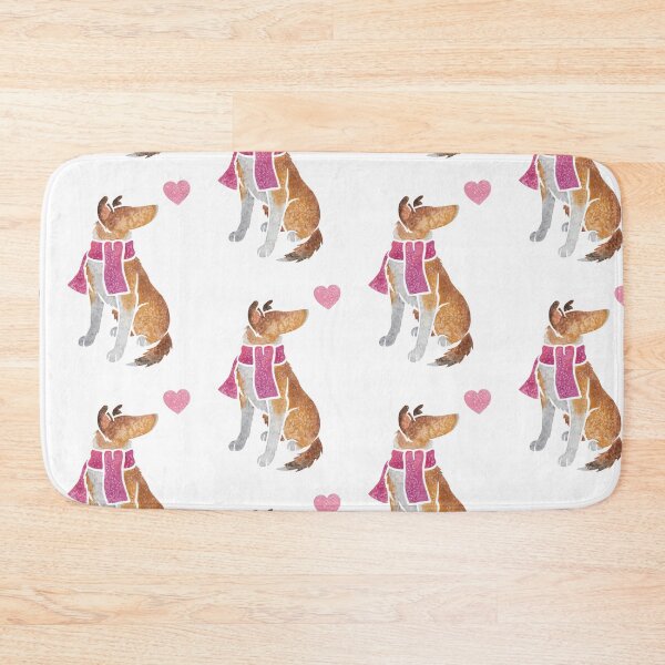 Item preview, Watercolour Smooth Collie dog designed and sold by animalartbyjess.