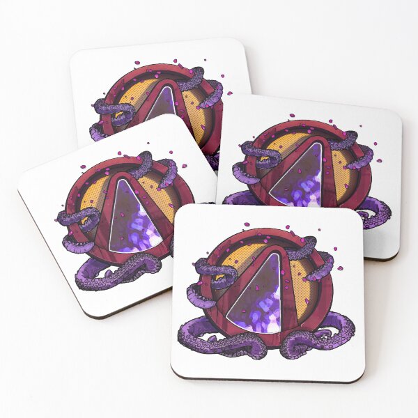 Borderlands 3 - Tentacles Vault Sign Logo Coasters (Set of 4)