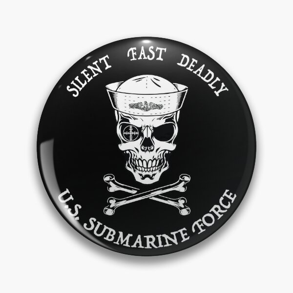 Item preview, Sailor Skull Crossbones Submarine Force Wht designed and sold by MadMando.