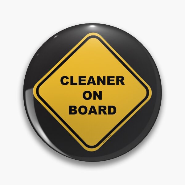 Item preview, Cleaner on Board Cleaning Crew Gifts, Housekeeping Humor designed and sold by SavvyCleaner.