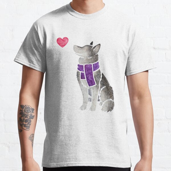 Watercolour Siberian Husky Classic T-Shirt