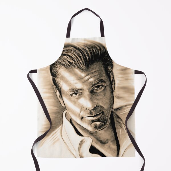 Item preview, Clooney portrait drawing antique designed and sold by GittaG74.