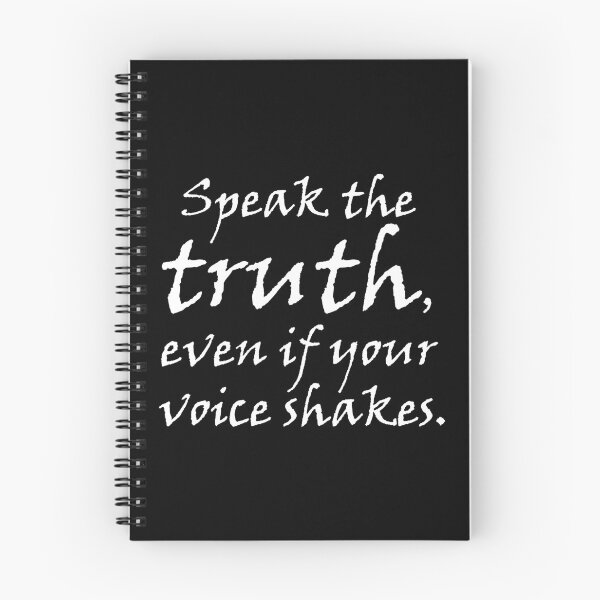 Item preview, Speak the truth, even if your voice shakes. designed and sold by ArtOfRebellion.