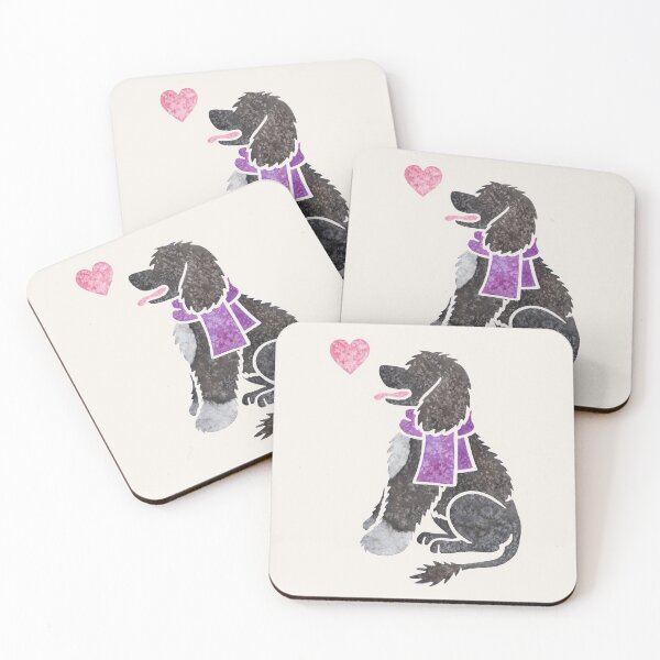 Item preview, Watercolour Portuguese Water Dog designed and sold by animalartbyjess.