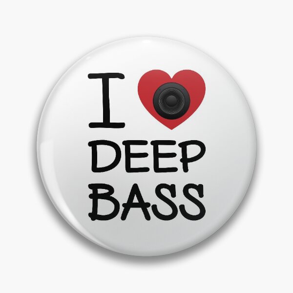 Item preview, I LOVE DEEP BASS designed and sold by Dwarf-Monkey.