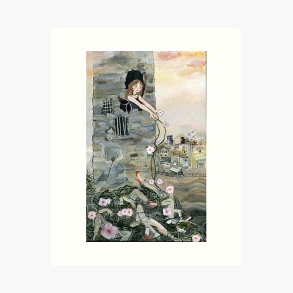 All Tangled Art Print