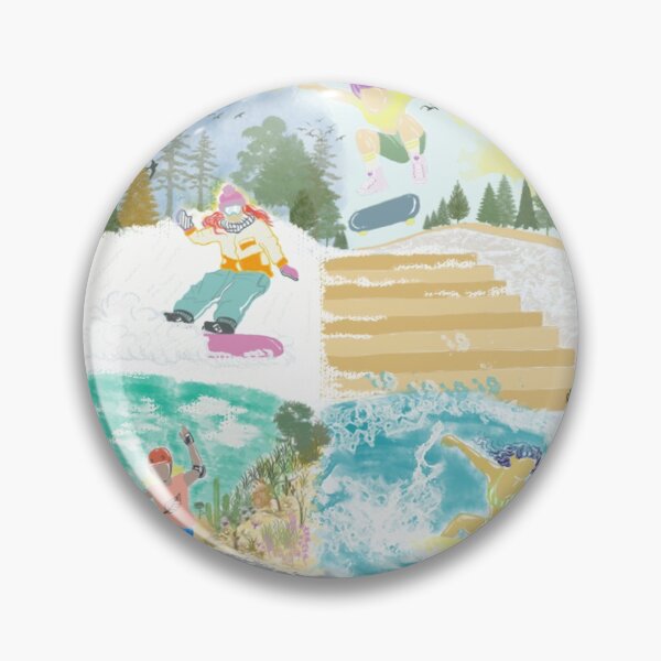 Item preview, Girls doing board extreme sports designed and sold by FlorHulluu.