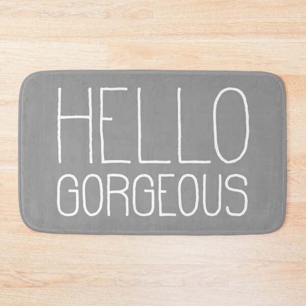 Item preview, Hello Gorgeous Grey designed and sold by La Chic.