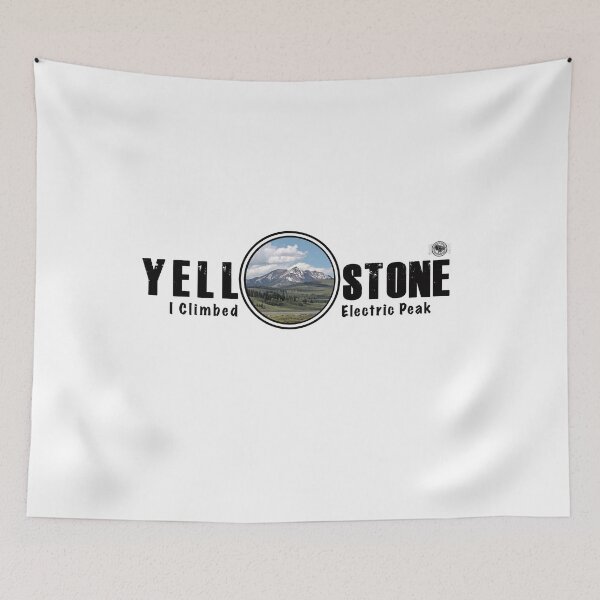 Item preview, I Climbed Electric Peak, Yellowstone National Park - Electric Peak designed and sold by SmyrnaBuffalo.