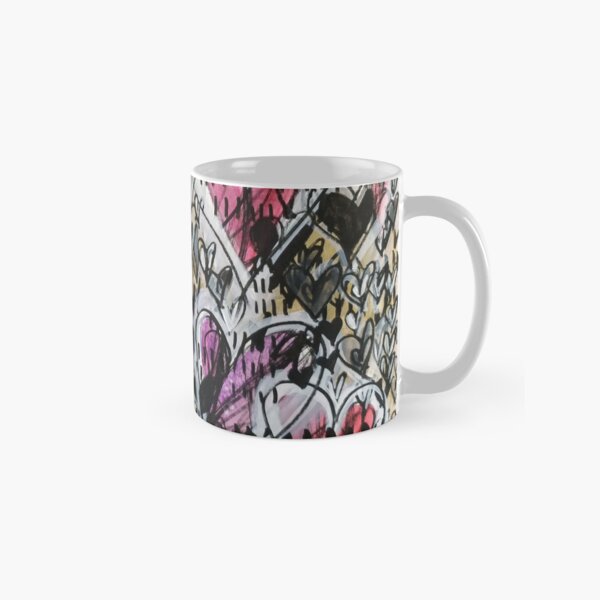 Hearts: Abstract Classic Mug