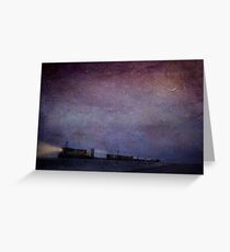 Night Train Greeting Card