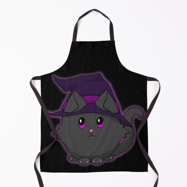 Item preview, Cute n Fluffy - Purple Kitty Witch designed and sold by Katrina Montgomery.
