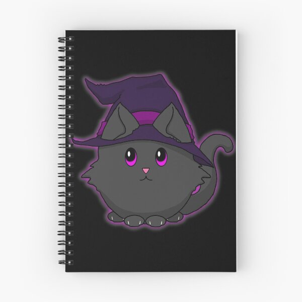 Item preview, Cute n Fluffy - Purple Kitty Witch designed and sold by Katrina Montgomery.