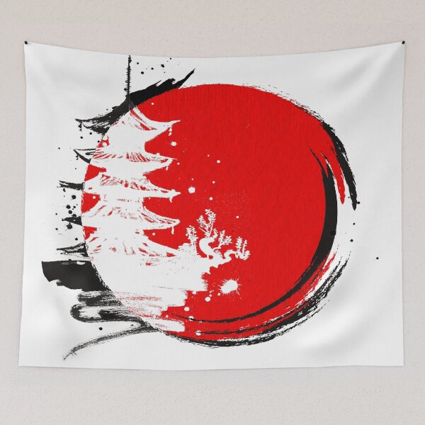 Item preview, Temple at the Rising Sun designed and sold by Cuckoo Parrot.