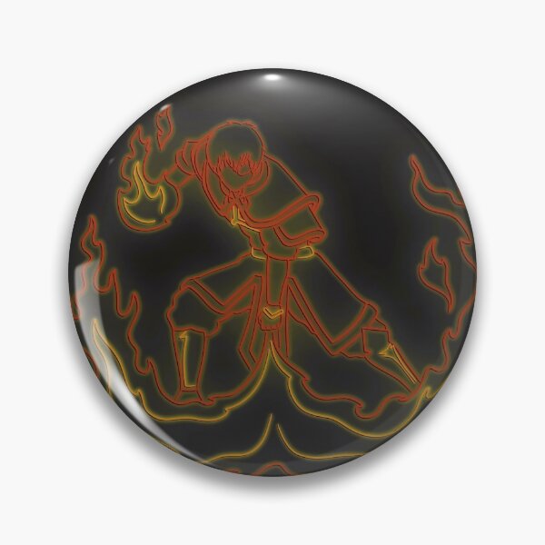 Item preview, Zuko Firebending Neon Illustration designed and sold by sararegs.