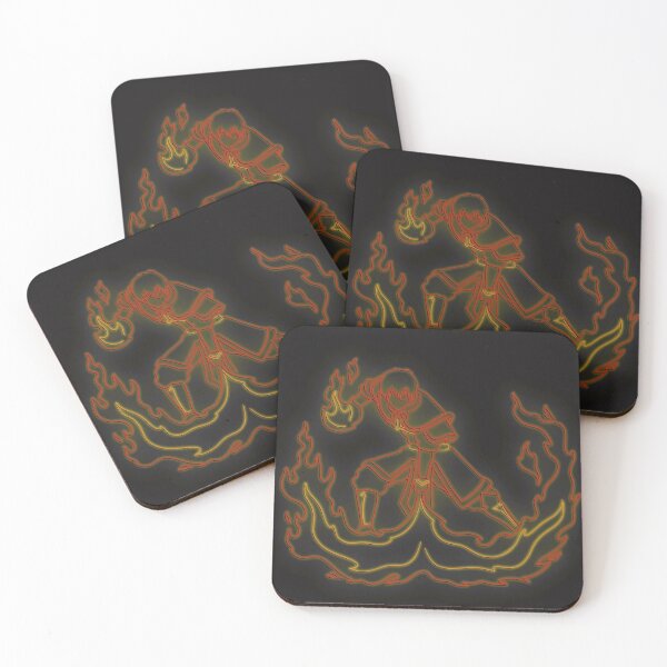 Item preview, Zuko Firebending Neon Illustration designed and sold by sararegs.