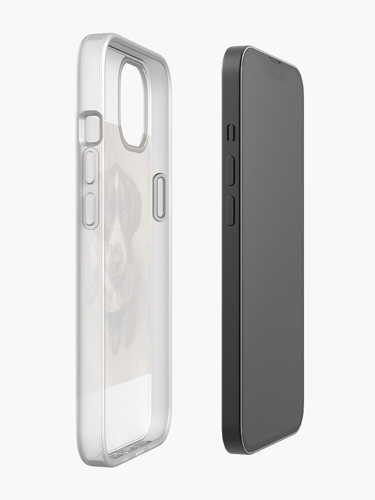 Alternate view of Sweet Little Pointer Puppy iPhone Case