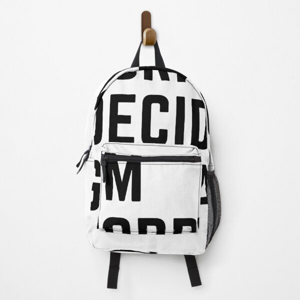 Item preview, I'm sorry I decided to go back t-shirt back bag designed and sold by aliblakhe.