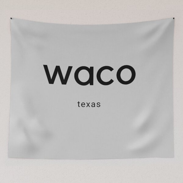 Item preview, Waco Texas in Black designed and sold by Shujii.