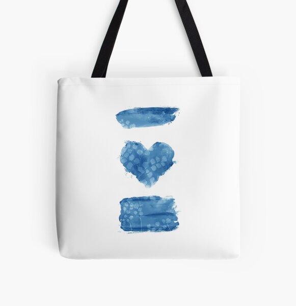 Item preview, Blue watercolor shapes designed and sold by Atelier412.