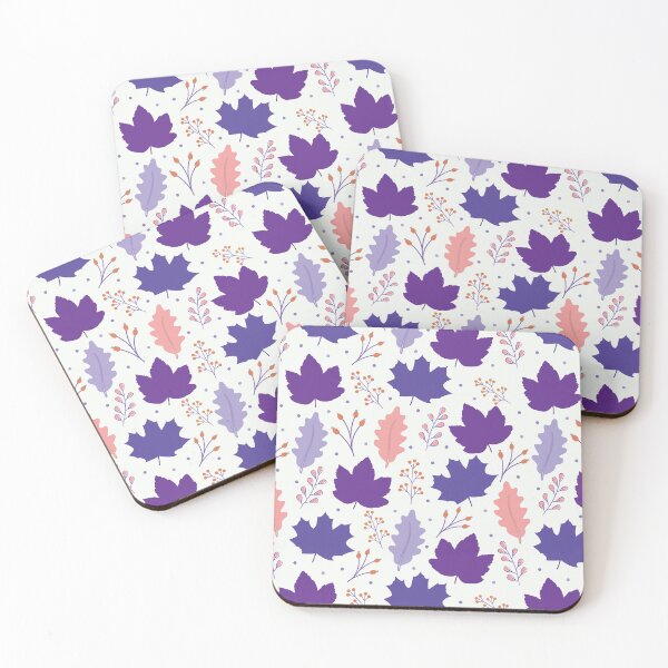 Item preview, Purple Fall Leaves Pattern designed and sold by UniqueMw.