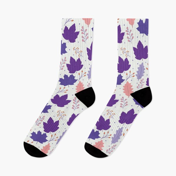 Item preview, Purple Fall Leaves Pattern designed and sold by UniqueMw.