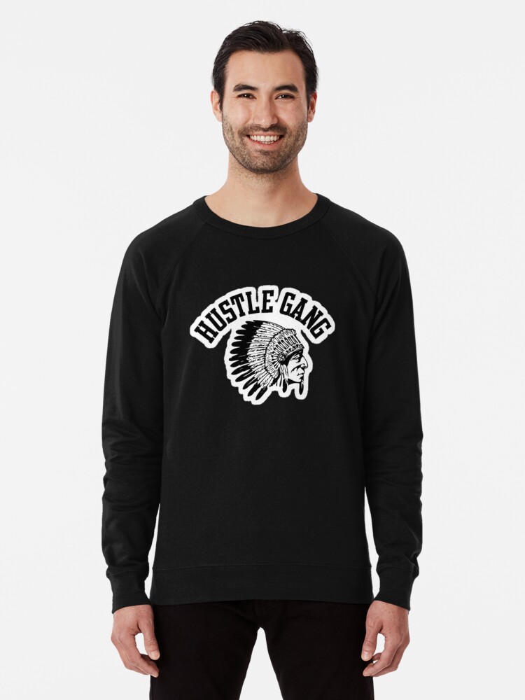 Hustle Gang Long Sleeve Lightweight Sweatshirt By Manoley