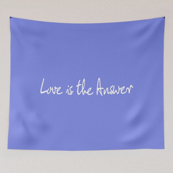 Item preview, Love Is The Answer - White Print designed and sold by DrewHarrison.