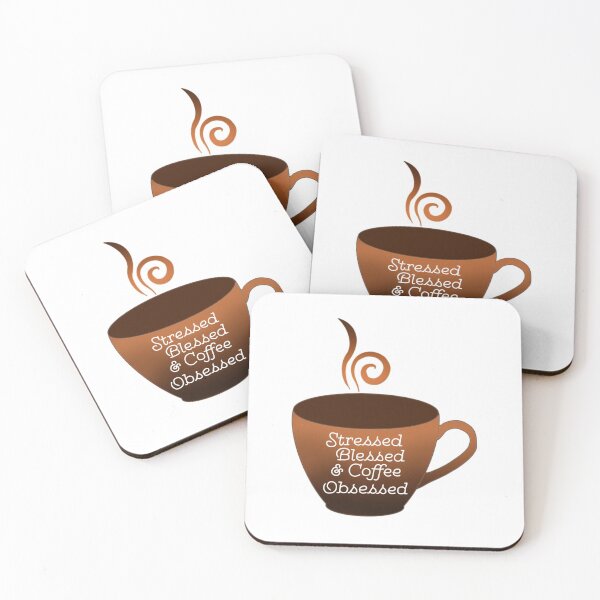 Item preview, Stressed, Blessed, & Coffee Obsessed designed and sold by Nerdlet-Art.