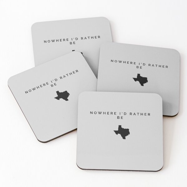 Item preview, Nowhere I'd Rather Be Texas  with State Symbol in Black designed and sold by Shujii.
