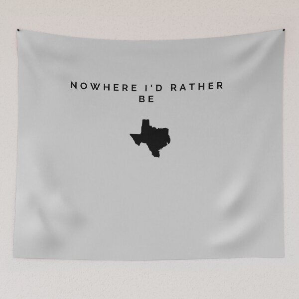 Item preview, Nowhere I'd Rather Be Texas  with State Symbol in Black designed and sold by Shujii.