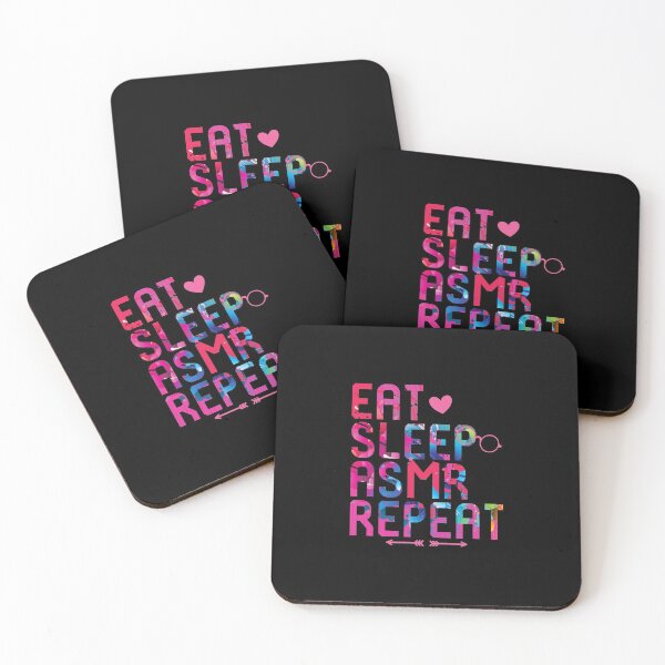 Item preview, Eat Sleep ASMR Repeat Brain Whisper designed and sold by at85productions.