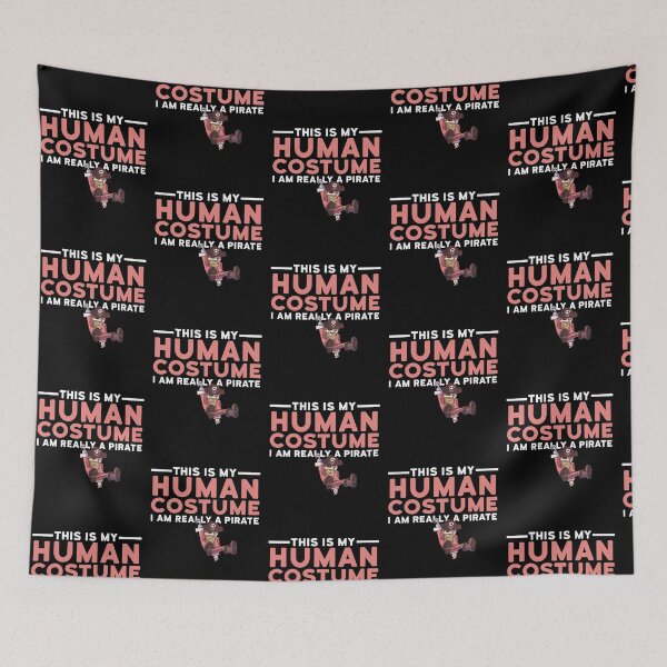 Item preview, This Is My Human Costume I'm Really A Pirate Funny Halloween designed and sold by fatamyfan1.