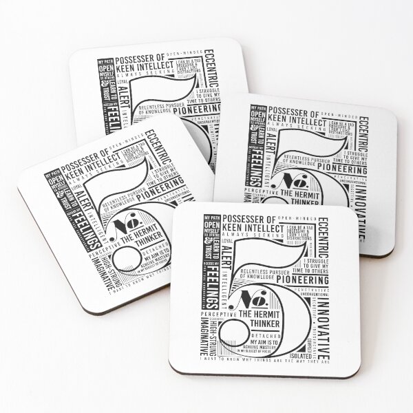 Item preview, Enneagram 5 personality traits graphic designed and sold by Bless-Up-Store.