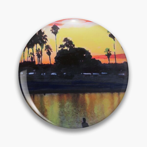 Item preview, Tropical Sunset on The Lagoon - San Diego California designed and sold by RDRiccoboni.