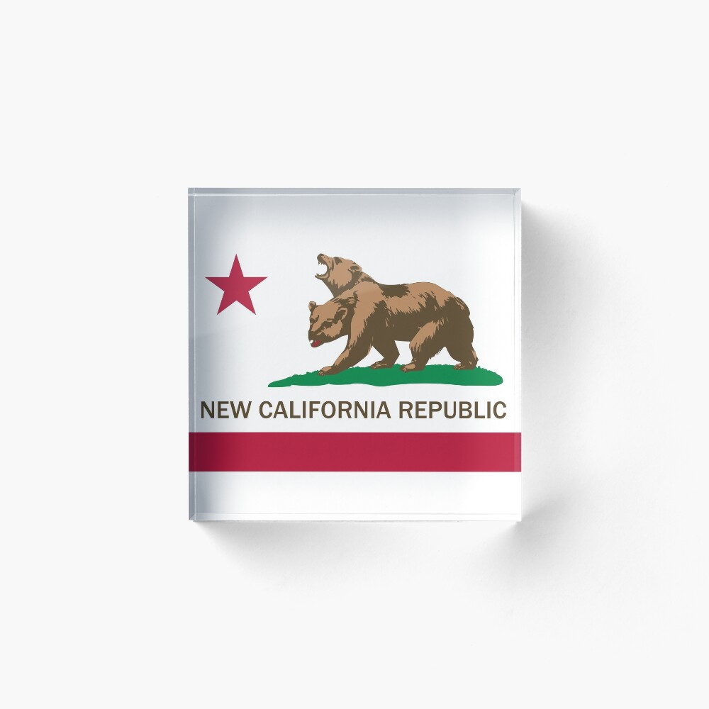 Ncr New California Republic Fallout New Vegas Flag Art Board Print By Sandvvich Redbubble