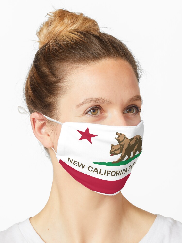 Ncr New California Republic Fallout New Vegas Flag Mask By Sandvvich Redbubble