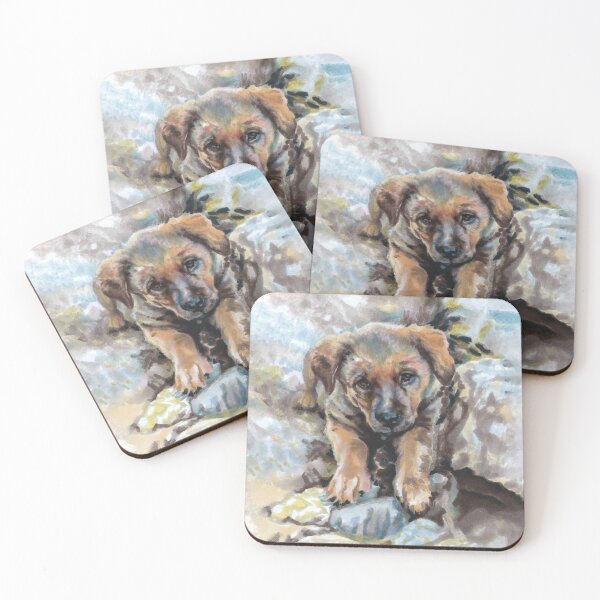 Item preview, Labrador Retriever Puppy Painted designed and sold by Miriam Steinau.