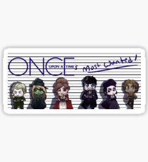 Once Upon A Time's Most Wanted Sticker