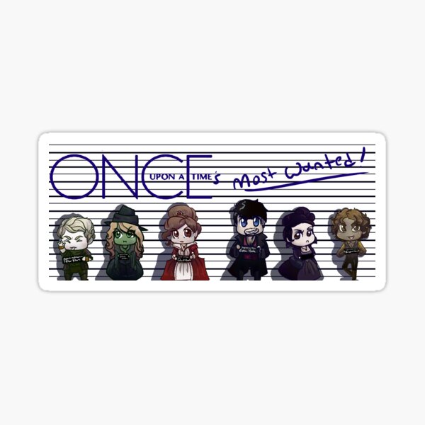 Once Upon A Time's Most Wanted Sticker