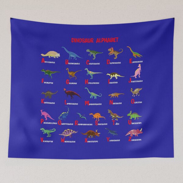 Item preview, Dinosaur Alphabet, Funny Gift for Dinosaur Lovers Kids, Boys and Adults designed and sold by smaynoo.