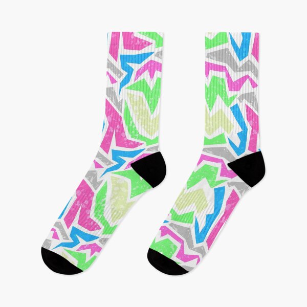 Item preview, Abstract bright geometric seamless pattern print designed and sold by fuzzyfox.