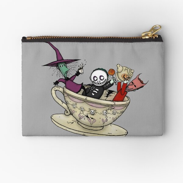 Boogie's Boys Mad Tea Party Zipper Pouch