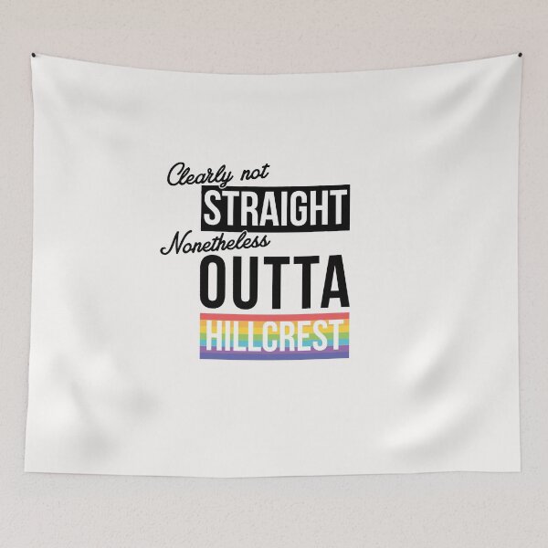 Item preview, (Clearly Not) Straight (Nonetheless) Outta Mount Hillcrest - San Diego Pride designed and sold by rhserra.