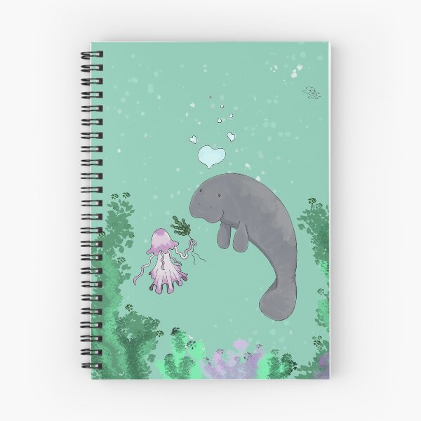Item preview, The Manatee and The Jellyfish designed and sold by RenataLemon.