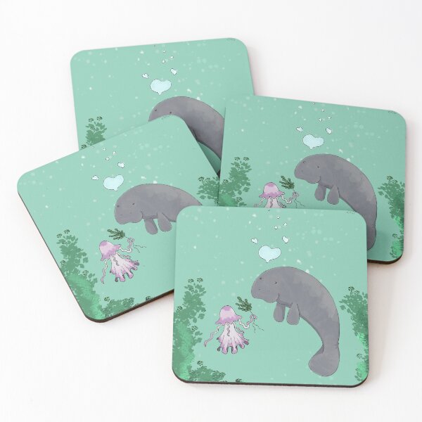 Item preview, The Manatee and The Jellyfish designed and sold by RenataLemon.