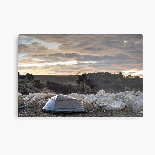 Tinnie at The Bay Metal Print
