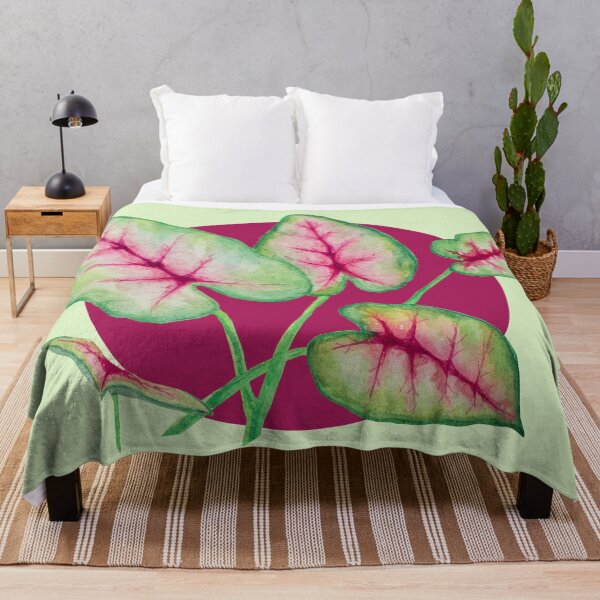 Item preview, Elephant Ear Plant Pink Dot designed and sold by FoxStration.