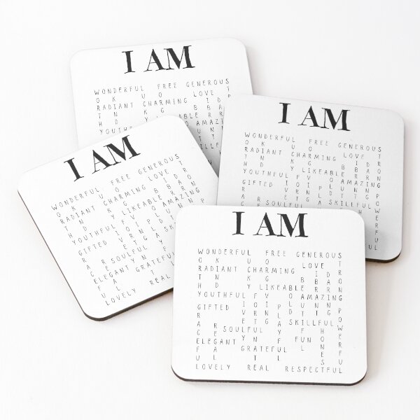 Item preview, I Am Affirmations: White Selection designed and sold by Intuitive Engines Apparel Co..