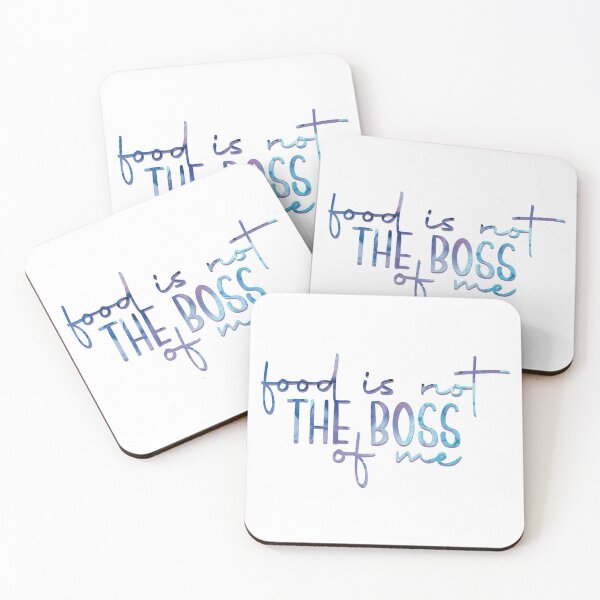 Item preview, Food Is Not the Boss of Me designed and sold by Michele Bergh.